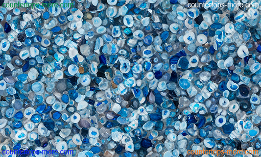 Profondo Caesarstone Gemstone countertop material for kitchen or bathroom remodel