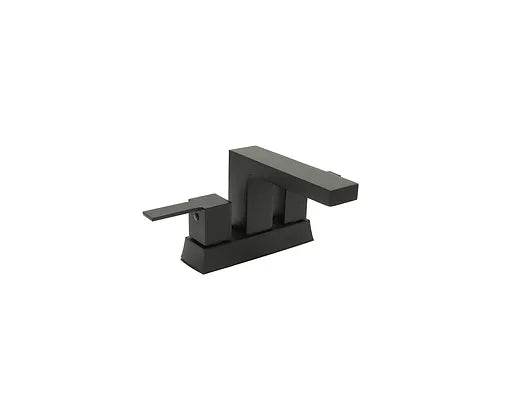 Huntington Brass Matte Black 4 Razo Center Set Bath Faucet