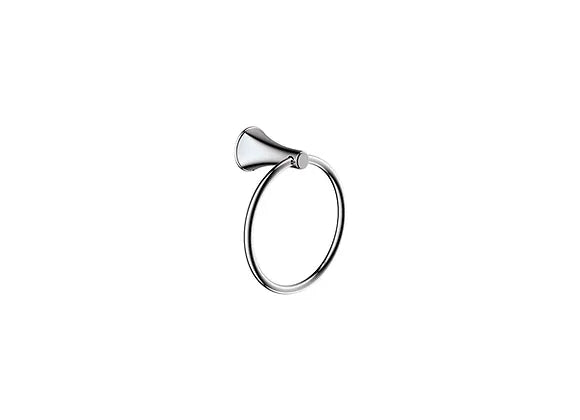 PROHS Satin Nickel Perennials Towel Ring