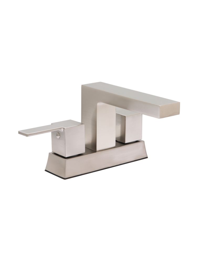 Huntington Brass Satin Nickel Razo Center Set Bath Faucet