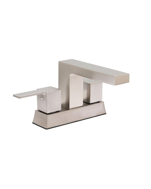 Huntington Brass Satin Nickel Razo Center Set Bath Faucet
