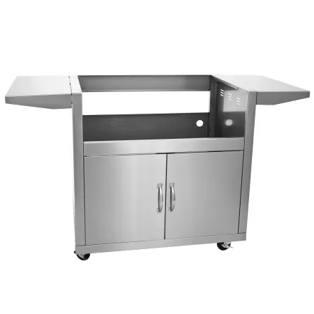 Stainless Blaze Soft Close Hinges Grill Cart