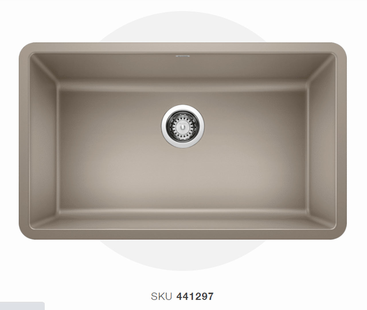 Blanco Truffle Diamond Silgranit Single Bowl Granite Composite Kitchen Sink