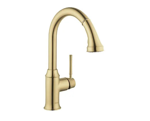 Hansgrohe Brushed Gold Optic Talis C HighArc Kitchen Faucet