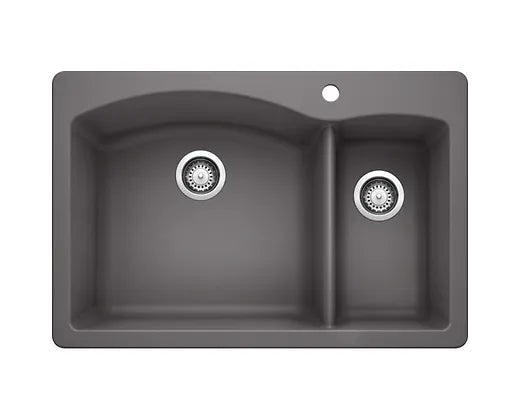 Blanco  Cinder Diamond 1  1/2 Bowl Granite Composite Kitchen Sink