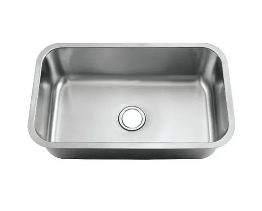 PROHS Stainless Single Bowl Undermount 9 Gauge Stainless Steel Kitchen Sink