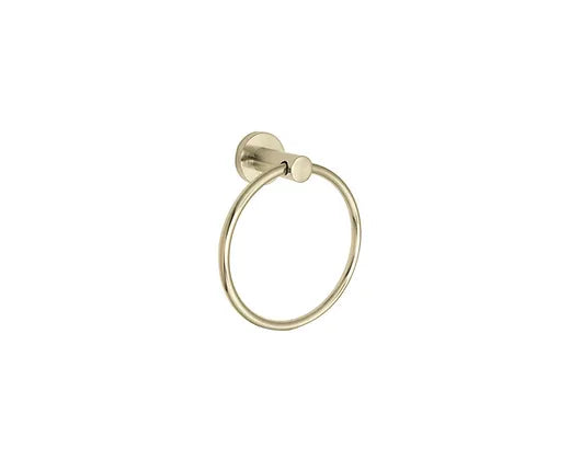 Huntington Brass Satin Brass Tazio Towel Ring