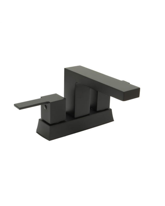 Huntington Brass Matte Satin Black Razo Center Set Bath Faucet
