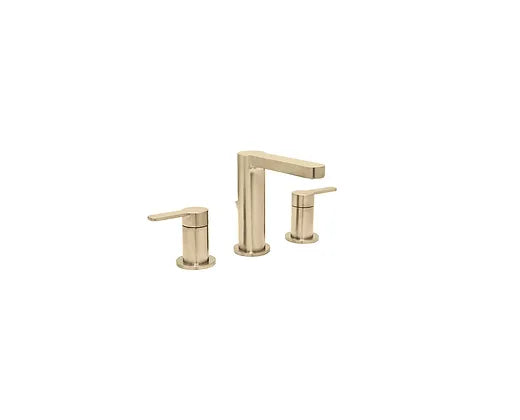 Huntington Brass Satin Brass Handmade Double Bowl 60/40 Bath Faucet