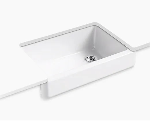 Kohler  White Whitehaven Cast Iron Kitchen Sink