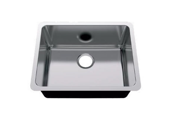 PROHS Stainless R008 Stamped Handmade 18 Gauge Stainless Steel Kitchen Sink