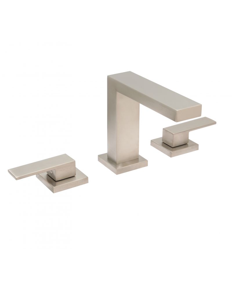 Huntington Brass Satin Nickel Razo Widespread Tall Bath Faucet