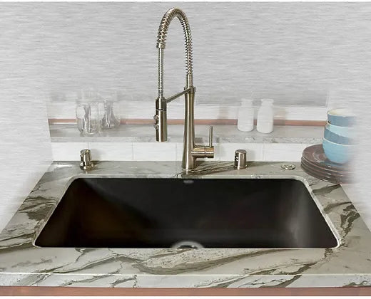 Ceco  Black Del Rey Cast Iron Kitchen Sink