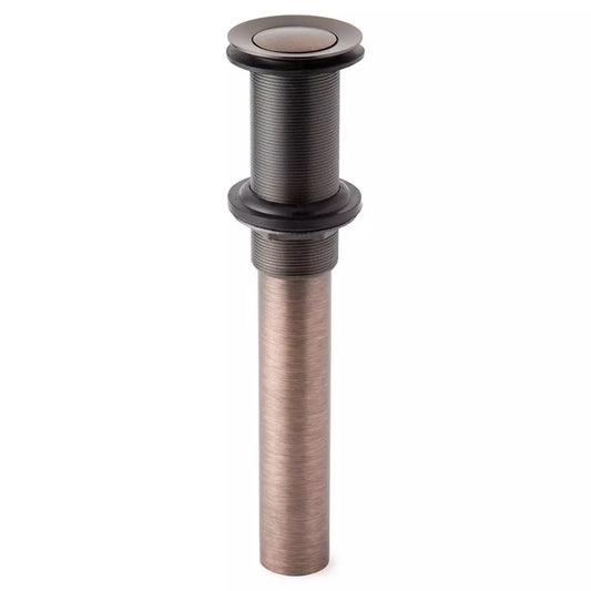 PROHS Oil Rubbed Bronze 1  1/2  Vessel Pop  Up w / o Overflow Drain