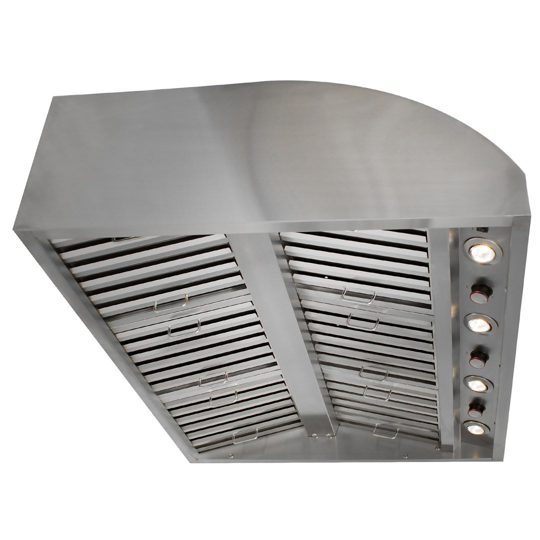 Stainless Blaze Internal Blowers Grill Vent Hood