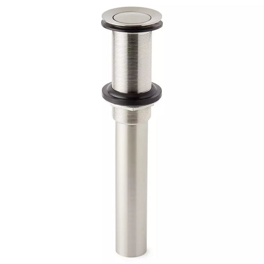 PROHS Brushed Nickel 1  1/2  Vessel Pop  Up w / o Overflow Drain