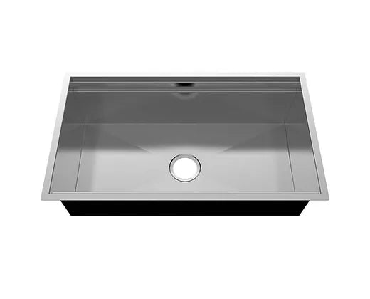 Q  Stainless Capri 33  16 Gauge Stainless Steel Kitchen Sink