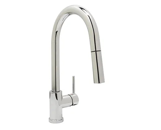 Huntington Brass Polished Chrome Euro Arc Kitchen Faucet
