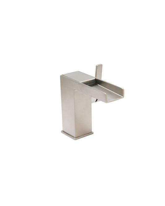 Huntington Brass Satin Nickel Razo Single Control Open Channel Bath Faucet