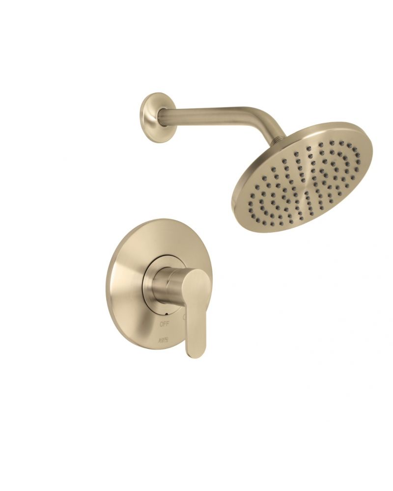 Huntington Brass Satin Brass Taizo Shower Combo Kit