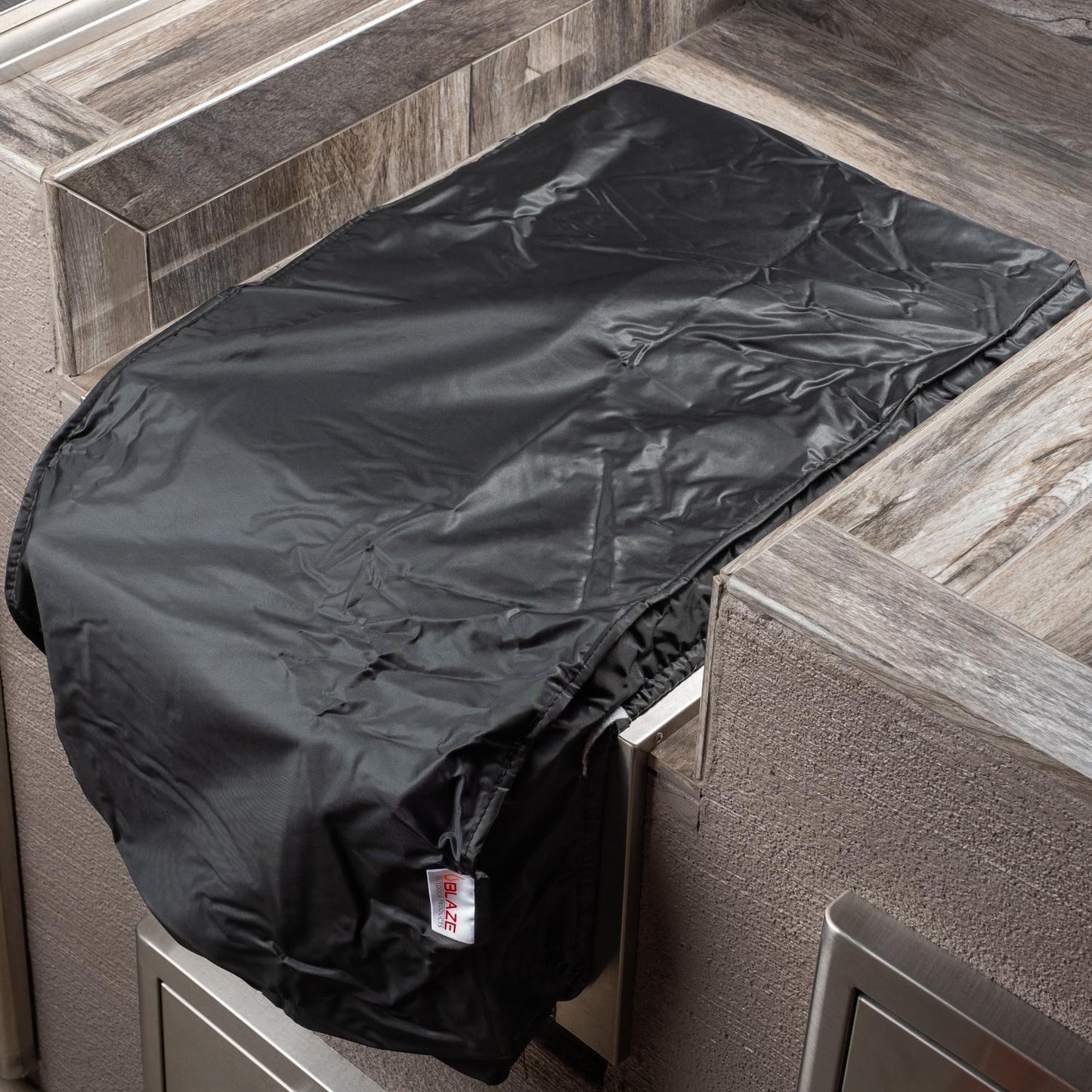 Black Blaze Vinyl Grill Cover