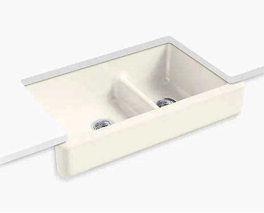 Kohler  Biscuit Whitehaven Cast Iron Kitchen Sink