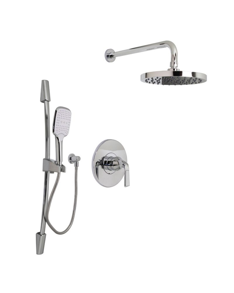 Huntington Brass Polished Chrome Joy with Wand Shower Combo Kit