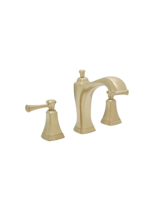 Huntington Brass Satin Brass Davenport Widespread Bath Faucet