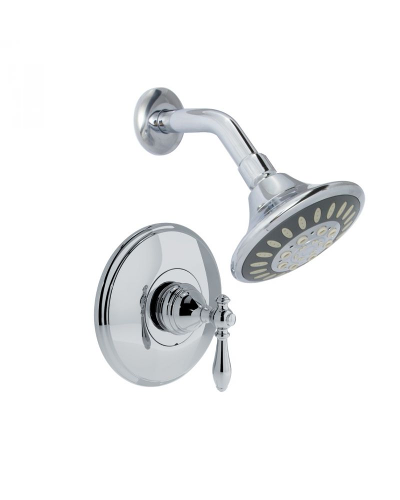 Huntington Brass Polished Chrome Sherington Shower Combo Kit