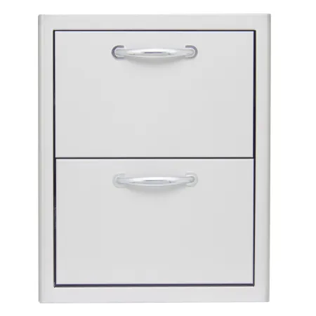Stainless Blaze Double Drawer