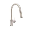 Huntington Brass Satin Nickel Euro Arc Kitchen Faucet