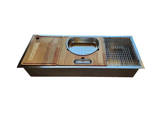 Q  Stainless Capri 48   undermount  16 Gauge Stainless Steel Kitchen Sink