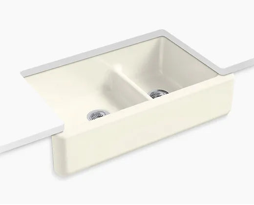 Kohler  Biscuit Whitehaven Cast Iron Kitchen Sink