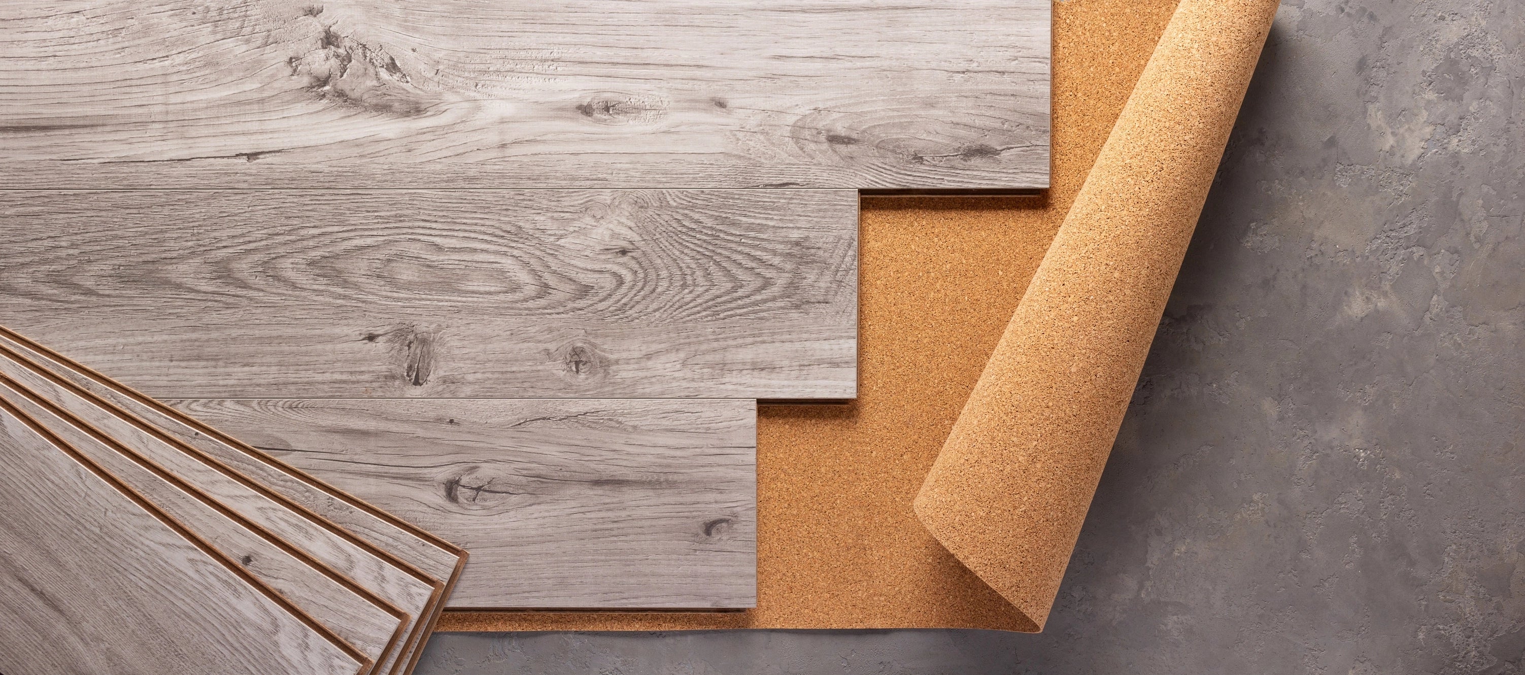 Laminate flooring design in wood-like planks