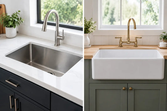 Undermount vs Farmhouse Sinks: Which Fits?