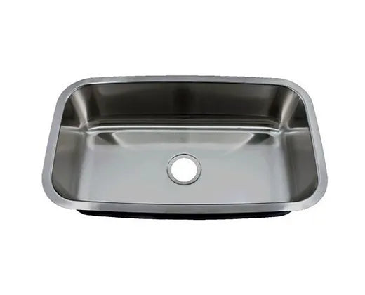 PROHS  Stainless Single Bowl Undermount 18 Gauge Stainless Steel Kitchen Sink