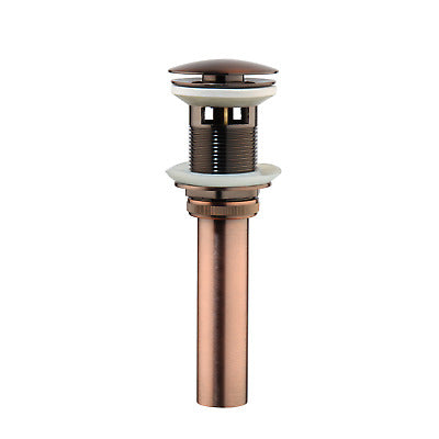 PROHS  Antique Copper 1  1/2  Traditional Vanity Pop  Up w / o Overflow Drain