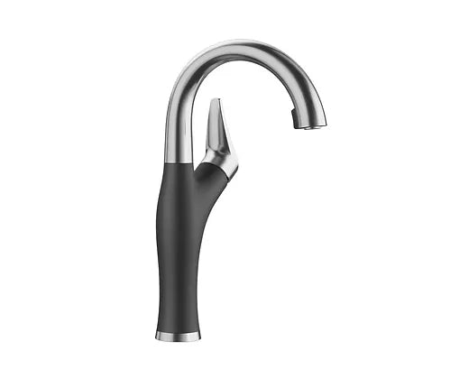 Blanco Stainless Anthracite Access Double Bar Faucet