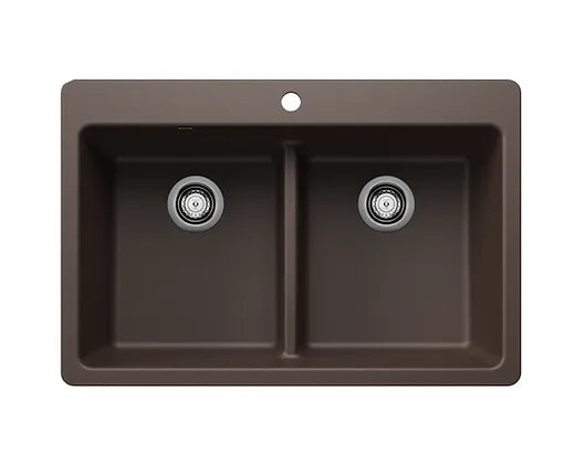 Blanco  Cafe Liven Equal Double Granite Composite Kitchen Sink