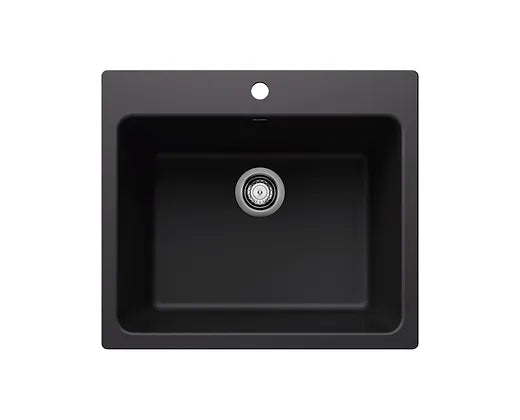 Blanco  Coal Black Liven 12 Gauge Laundry / Utility Sink