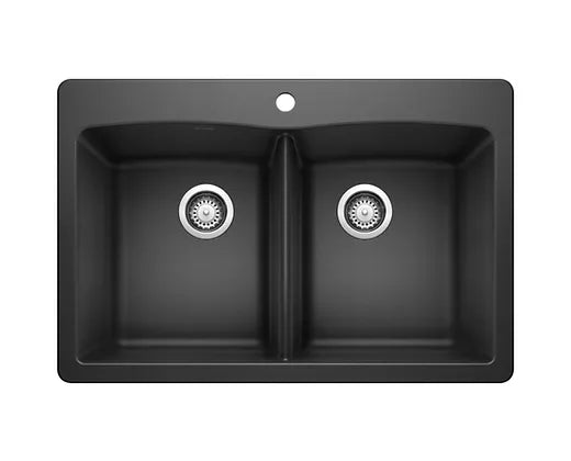Blanco  Anthracite Diamond Equal Double Granite Composite Kitchen Sink