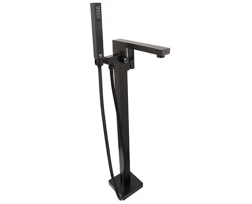 Huntington Brass Matte Black Razo Tub Filler