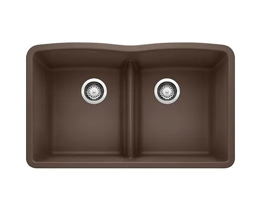 Blanco  Cafe Diamond Equal Low Divide Granite Composite Kitchen Sink