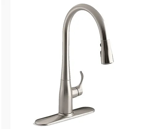 Kohler Vibrant Stainless Apron Farmhouse Kitchen Faucet