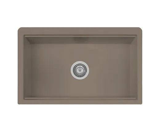 Q  Cachi Ancona Apron Front Ledged Granite Composite Kitchen Sink