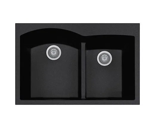 Q  Nero Milano Granite Composite Kitchen Sink
