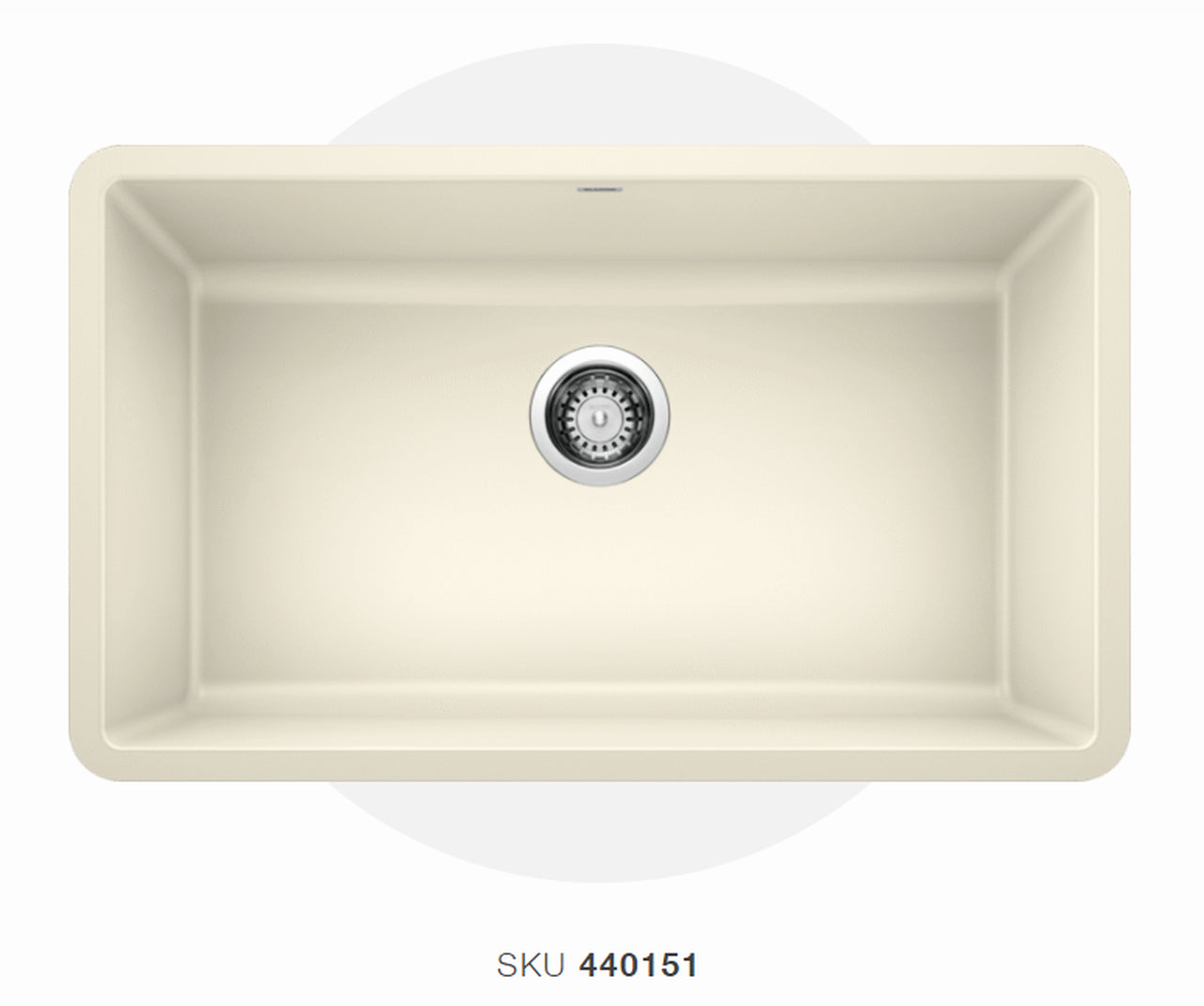 Blanco  Biscuit Diamond Silgranit Single Bowl Granite Composite Kitchen Sink