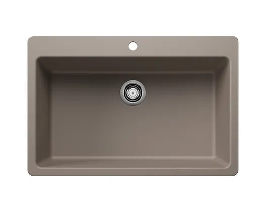 Blanco  Truffle Liven Super Single Granite Composite Kitchen Sink