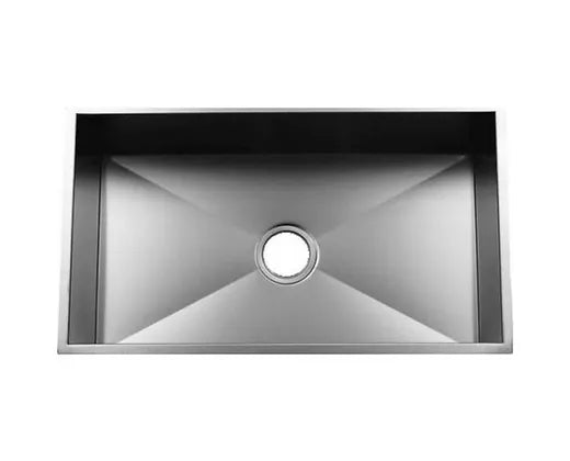 PROHS  Stainless Handmade Single Bowl 16 Gauge Stainless Steel Kitchen Sink