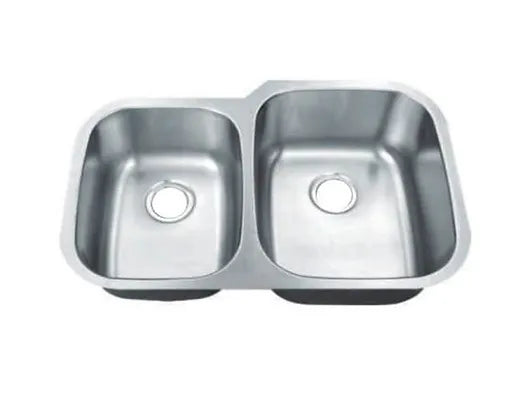 PROHS  Stainless Skinny 40/60 18 Gauge Stainless Steel Kitchen Sink